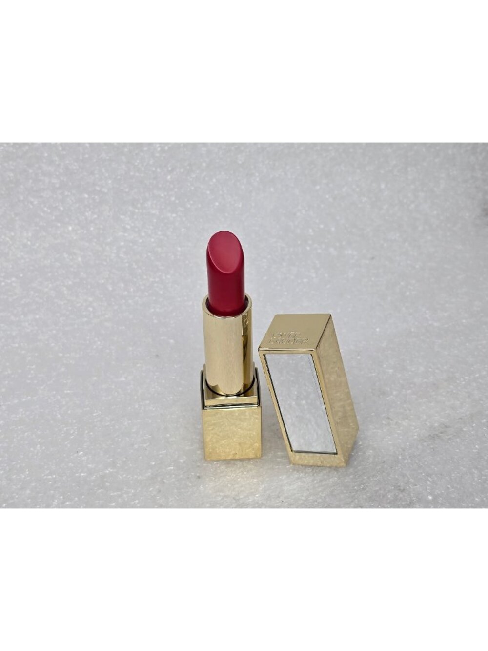 Estee Lauder Pure Color Envy Sculpting Lipstick 539 Excite Gold Case Red Shade
